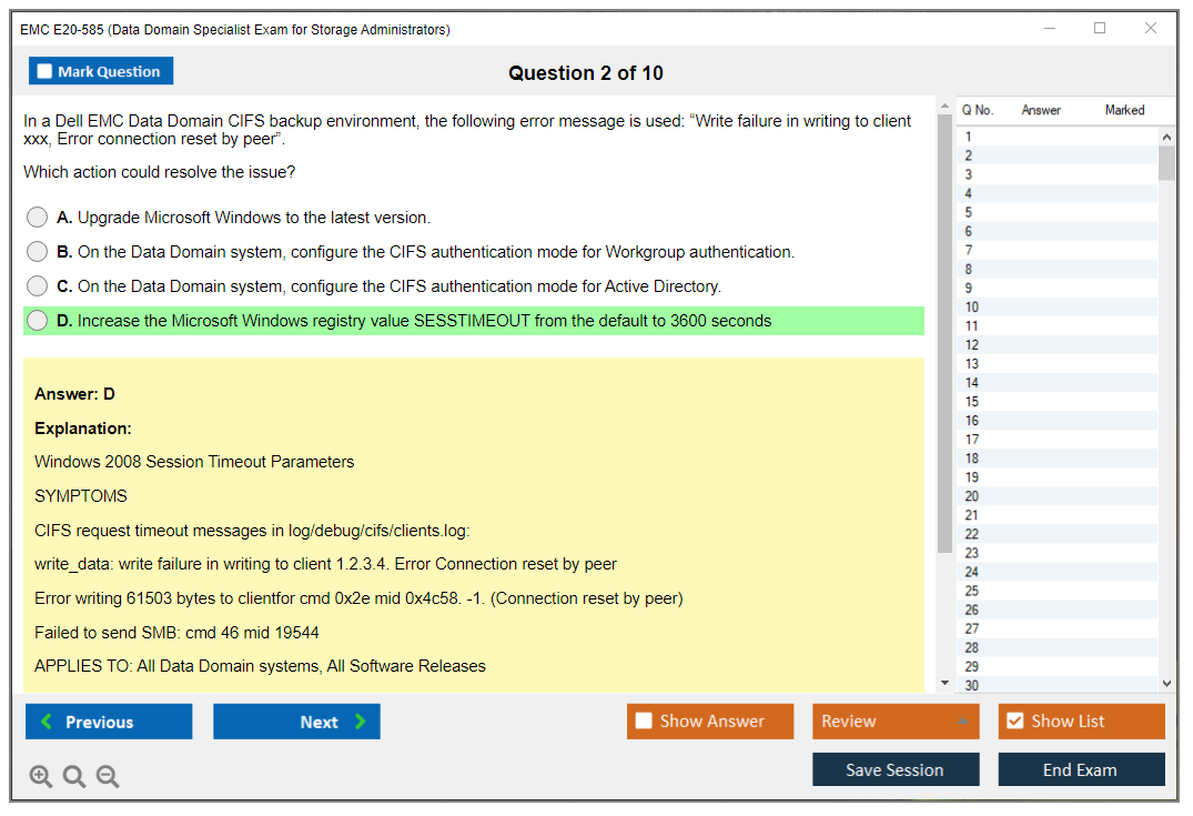 New D-ECS-DS-23 Exam Format