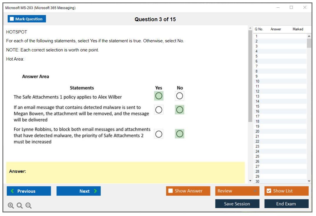 MS-203 Exam Actual Questions