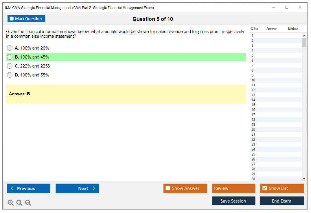 Exam CMA-Strategic-Financial-Management Torrent