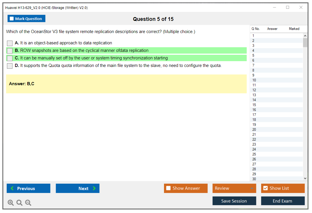 H13-629_V2.5-ENU Test Passing Score