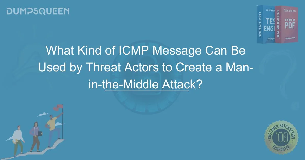 What Kind of ICMP Message Can Be Used by Threat Actors to Create a Man-in-the-Middle Attack? Prevention Tips