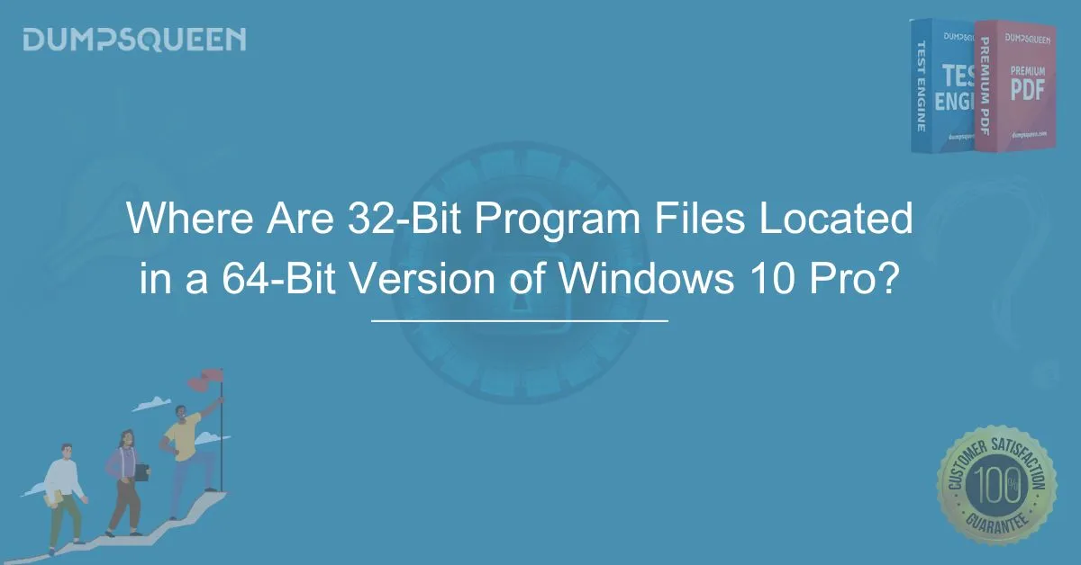 Where Are 32-Bit Program Files Located in a 64-Bit Version of Windows 10 Pro? Learn More