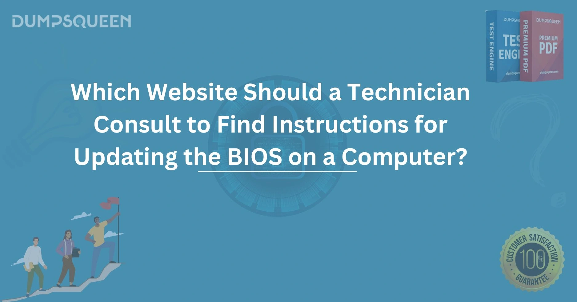 Which Website Should a Technician Consult to Find Instructions for Updating the BIOS on a Computer?