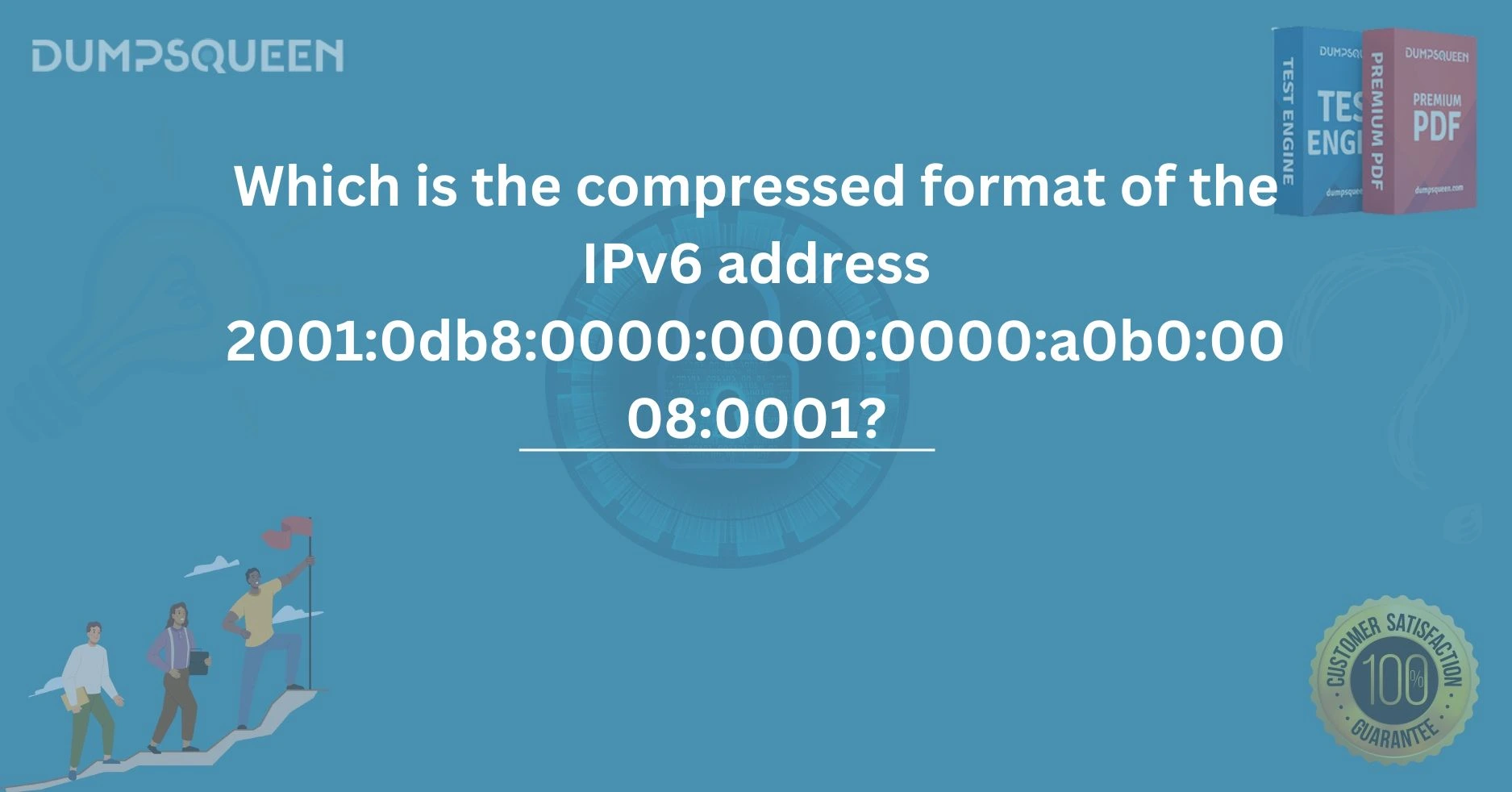 Learn Which is the Compressed Format of the IPv6 Address 2001:0db8:0000:0000:0000:a0b0:0008:0001?