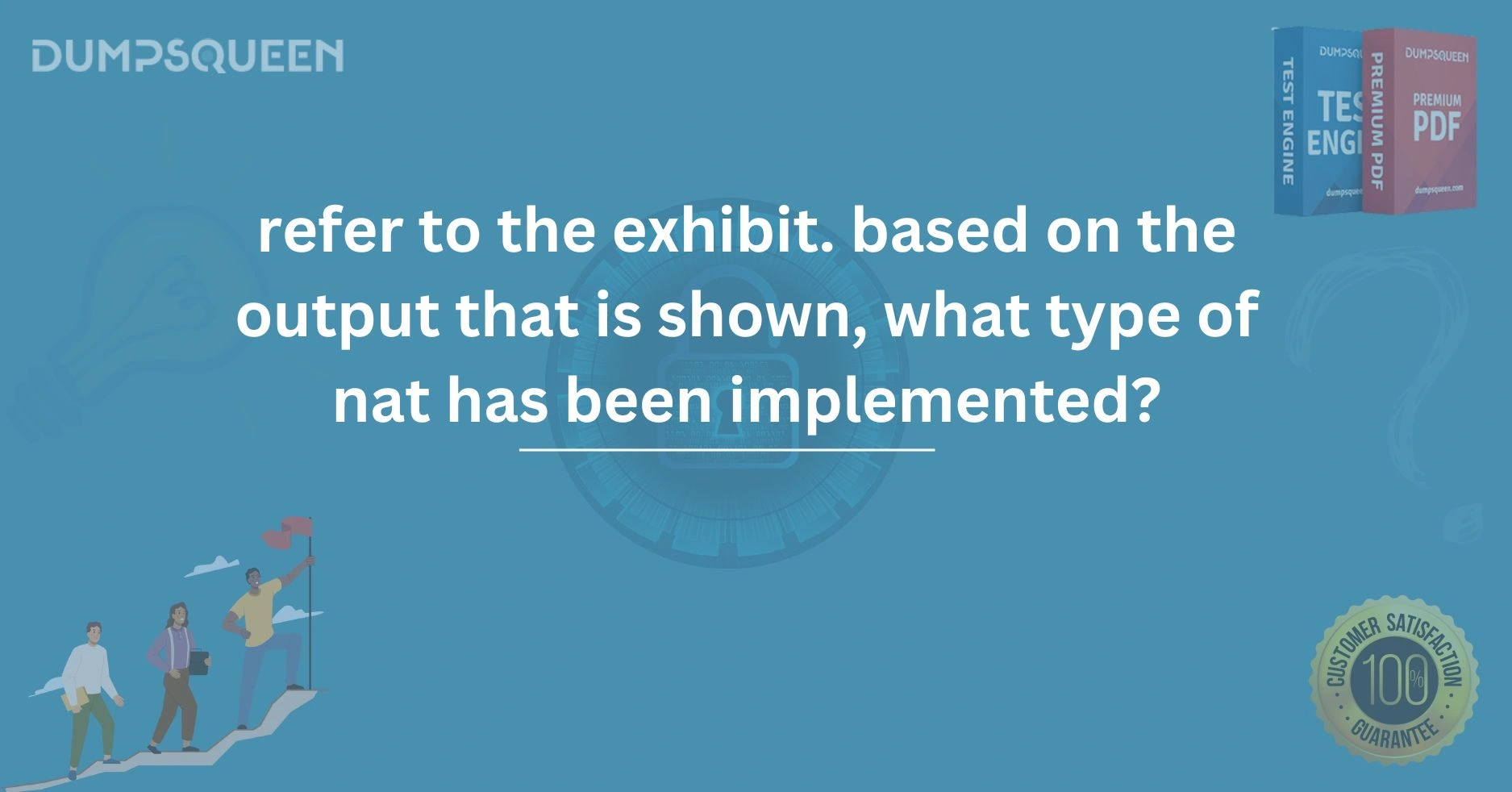 Refer to the exhibit. Based on the output that is shown, what type of NAT has been implemented?