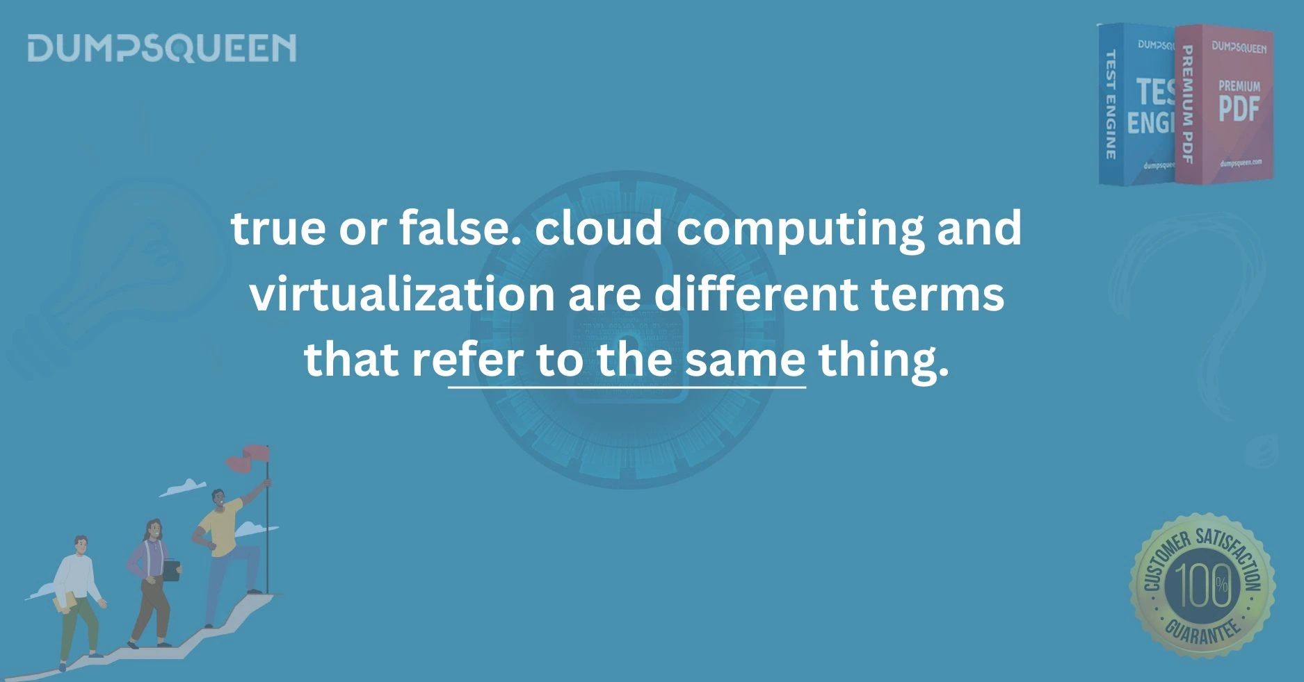 True or False. Cloud Computing and Virtualization Are Different Terms That Refer to the Same Thing