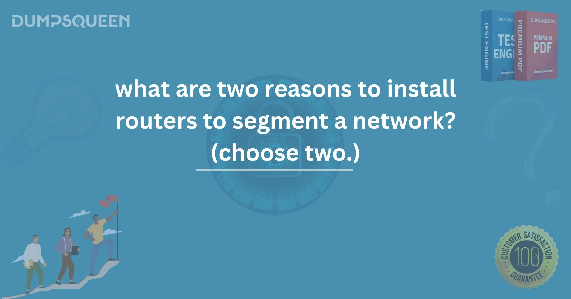 What are two reasons to install routers to segment a network? (Choose two.) 