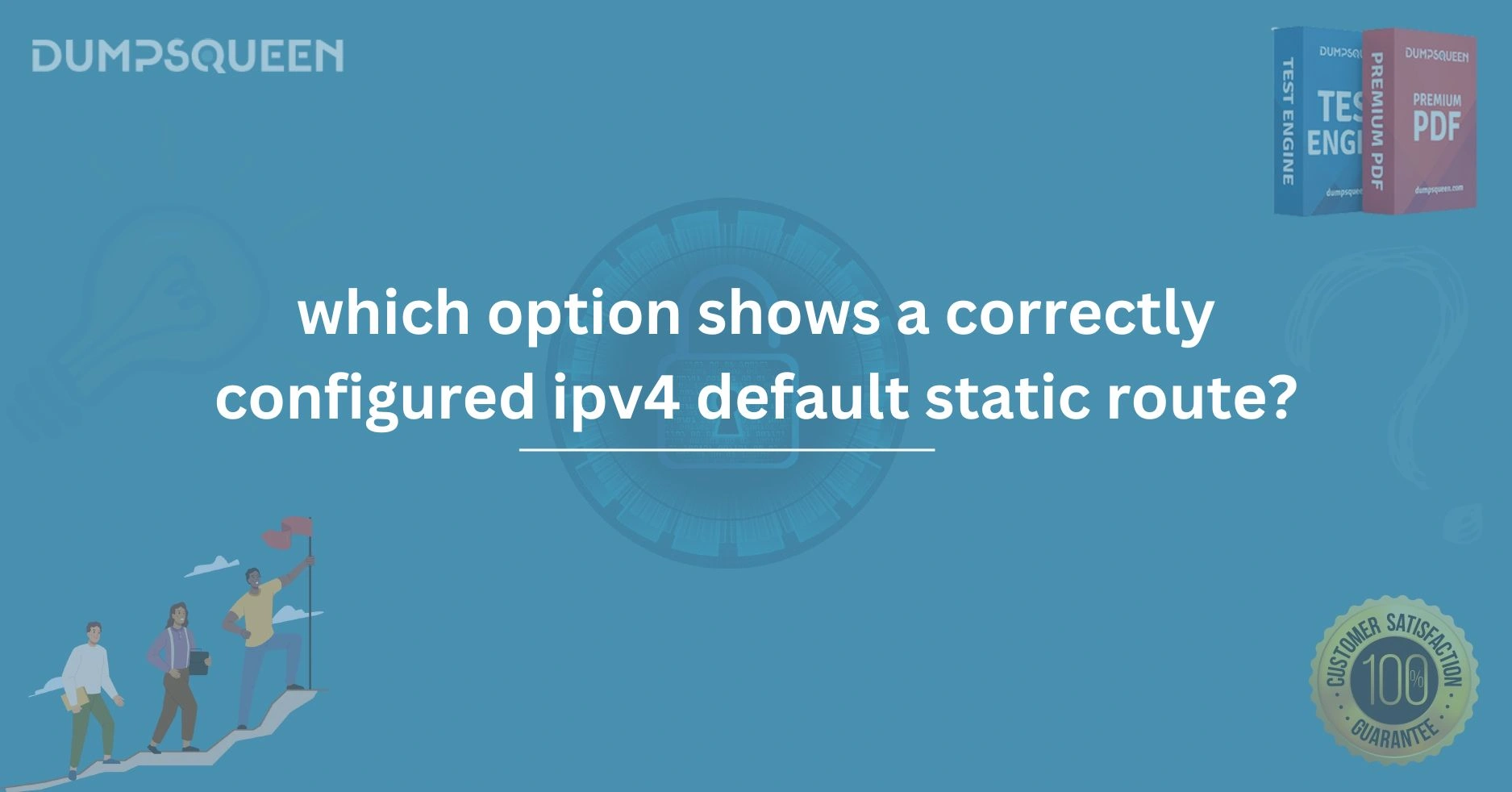 Which Option Shows a Correctly Configured IPv4 Default Static Route? Network Configuration Guide