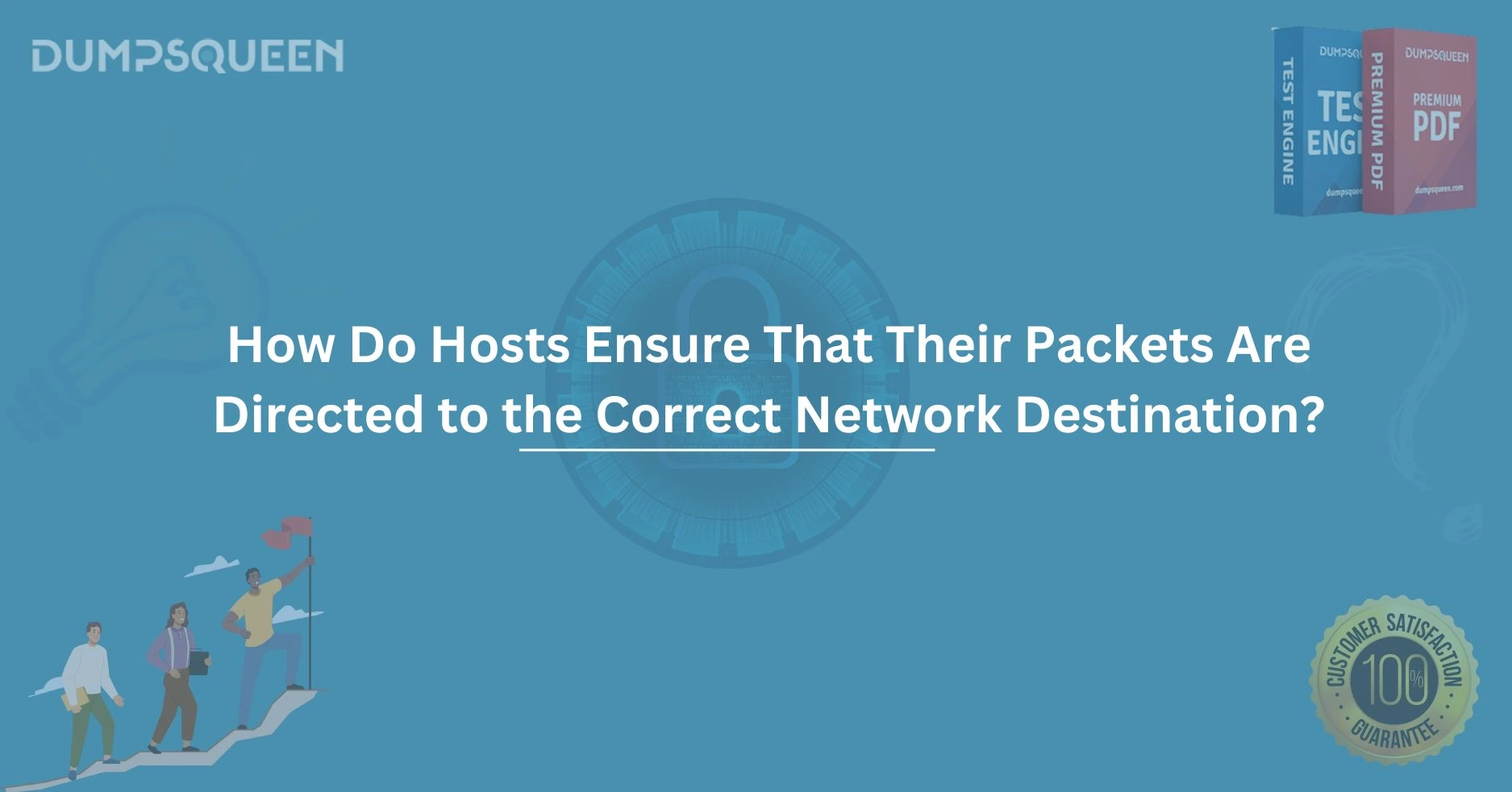 How Do Hosts Ensure That Their Packets Are Directed to the Correct Network Destination?