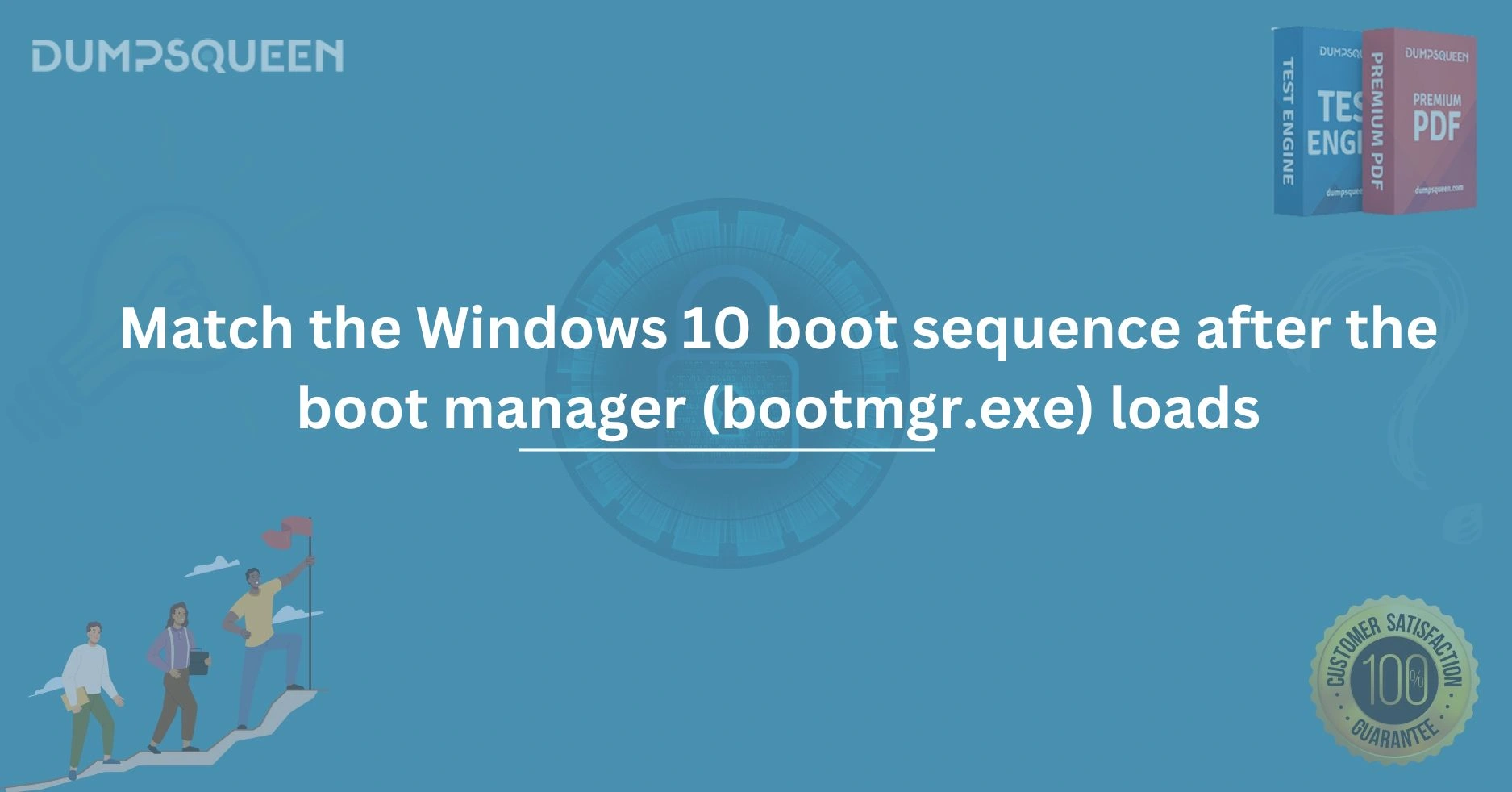 Match the Windows 10 boot Sequence after the Boot Manager (Bootmgr.EXE) Loads