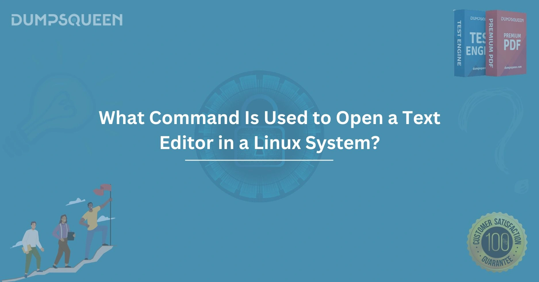 What Command Is Used to Open a Text Editor in a Linux System?