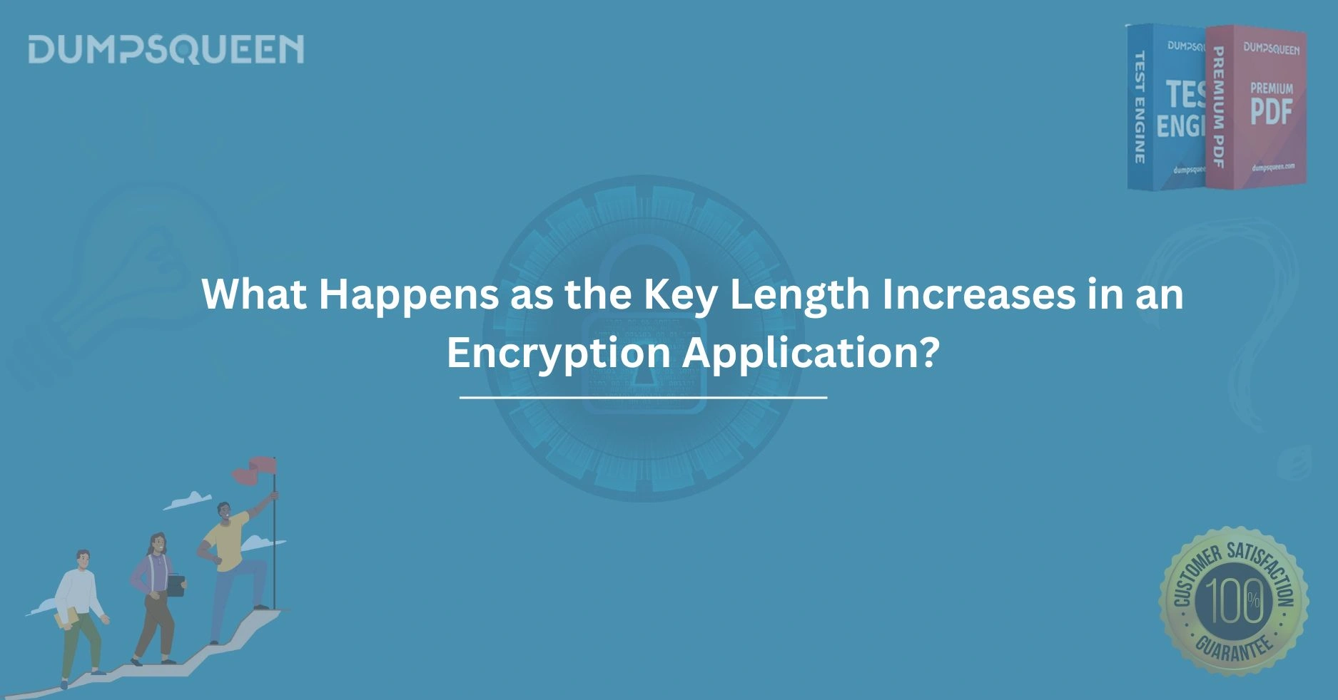 What Happens as the Key Length Increases in an Encryption Application?