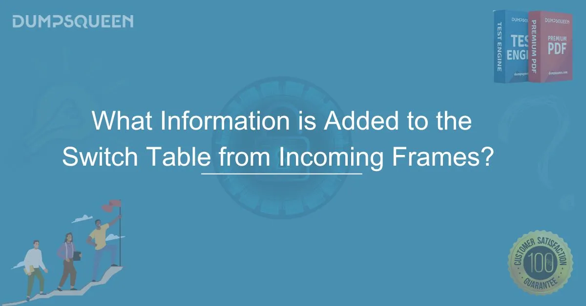What Information is Added to the Switch Table from Incoming Frames? 