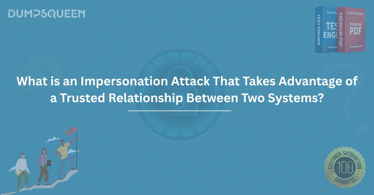 What is an Impersonation Attack That Takes Advantage of a Trusted Relationship Between Two Systems?
