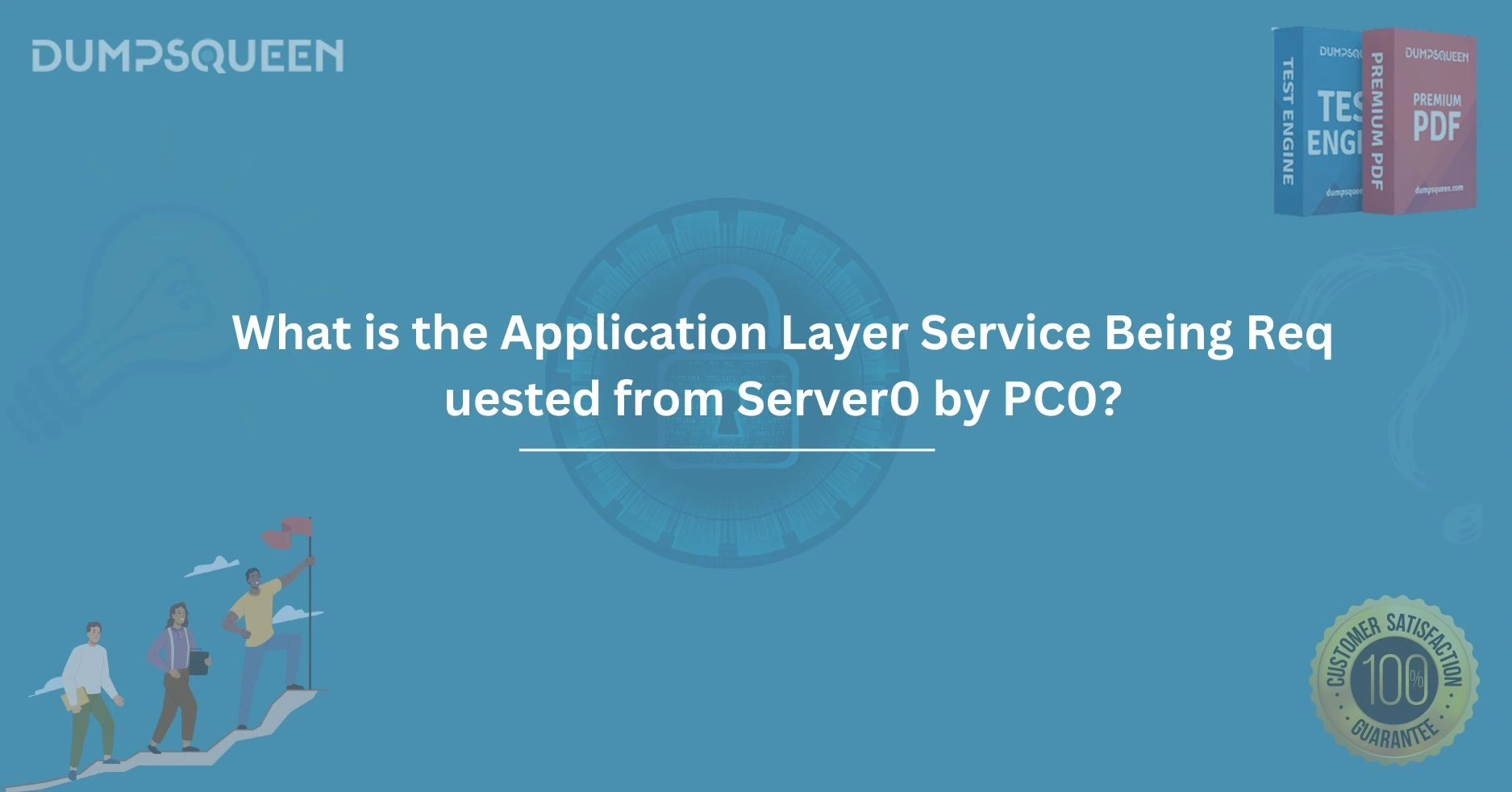 What is the Application Layer Service Being Requested from Server0 by PC0?