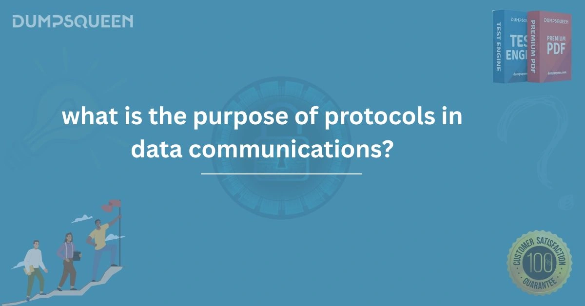 What is the purpose of protocols in data communications