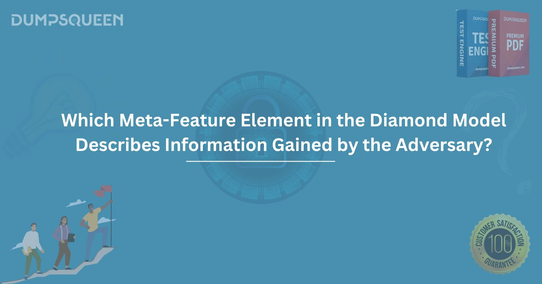 Which Meta-Feature Element in the Diamond Model Describes Information Gained by the Adversary?