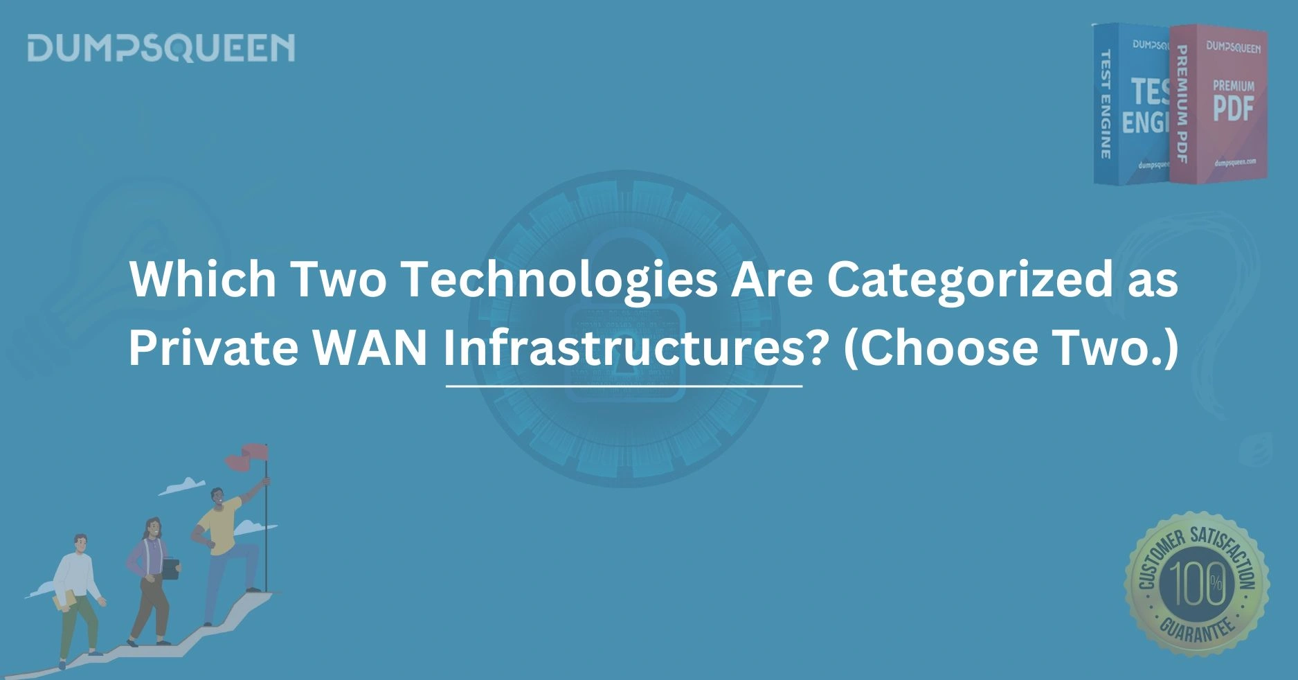 Which Two Technologies Are Categorized as Private WAN Infrastructures? (Choose Two.)