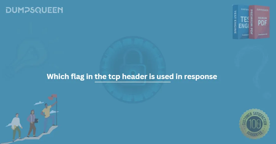 Which flag in the tcp header is used in response