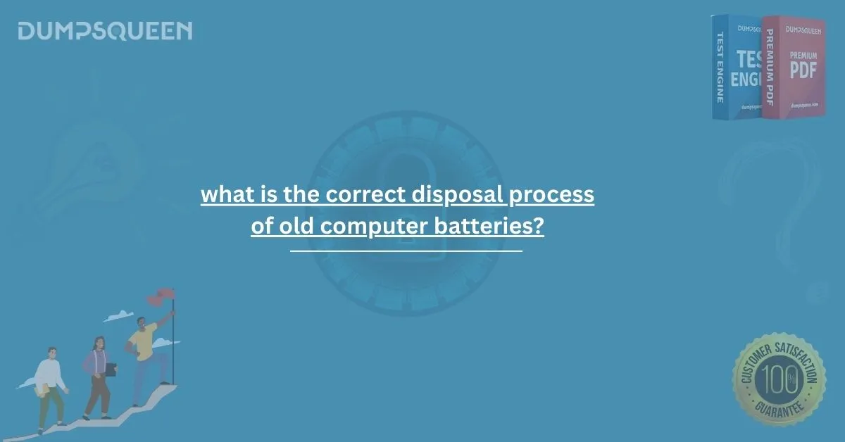 Proper Battery Disposal Explained: What is the Correct Disposal Process of Old Computer Batteries?