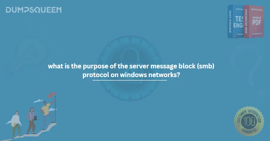 What is the purpose of the server message block (smb) protocol on windows networks?