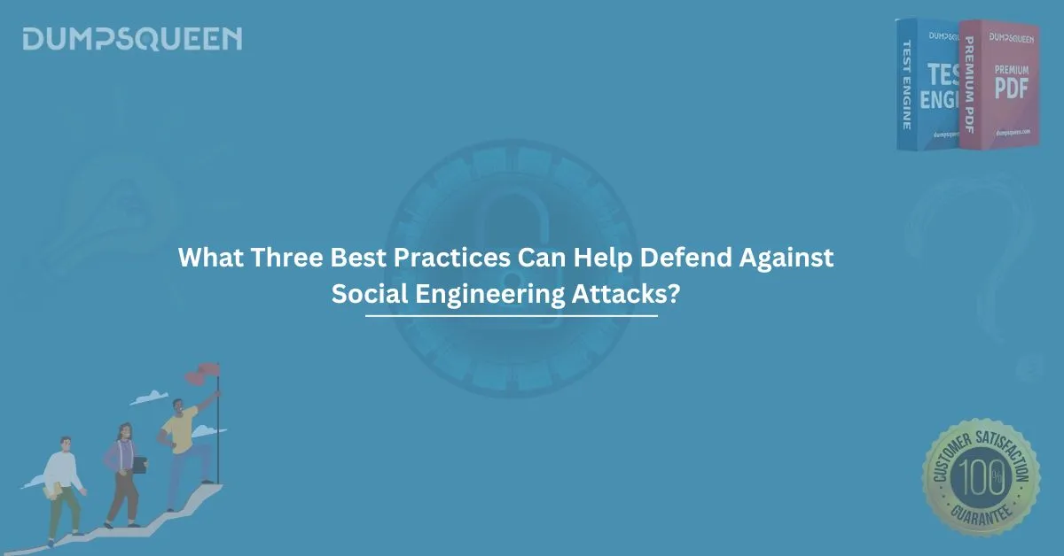 What Three Best Practices Can Help Defend Against Social Engineering Attacks? (Choose Three.)