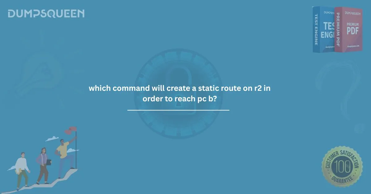 Step-by-Step Guide: Which Command Will Create a Static Route on R2 in Order to Reach PC B?