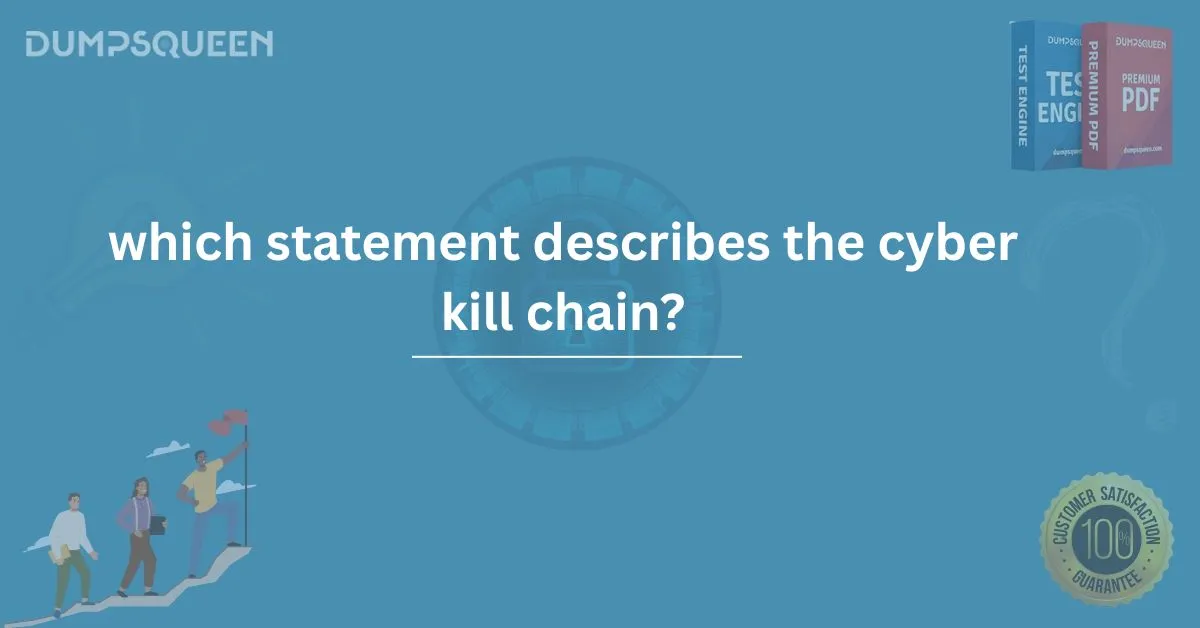 Which Statement Describes the Cyber Kill Chain in Cybersecurity?