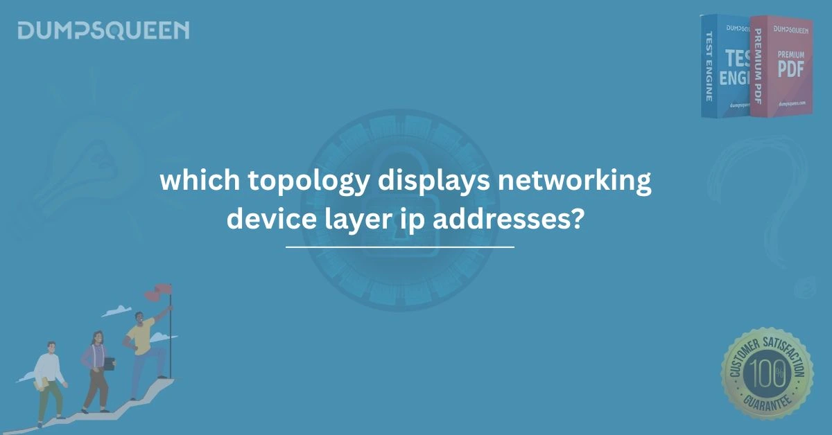 Which Topology Displays Networking Device Layer IP Addresses?