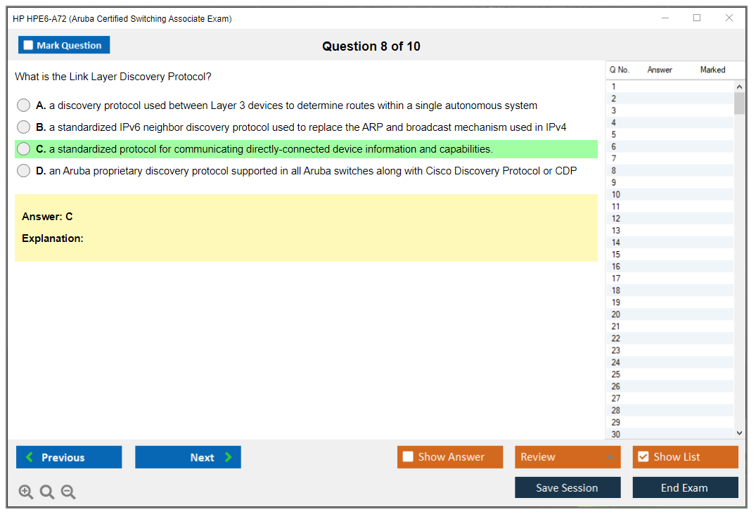 Pass Leader HPE6-A72 Dumps